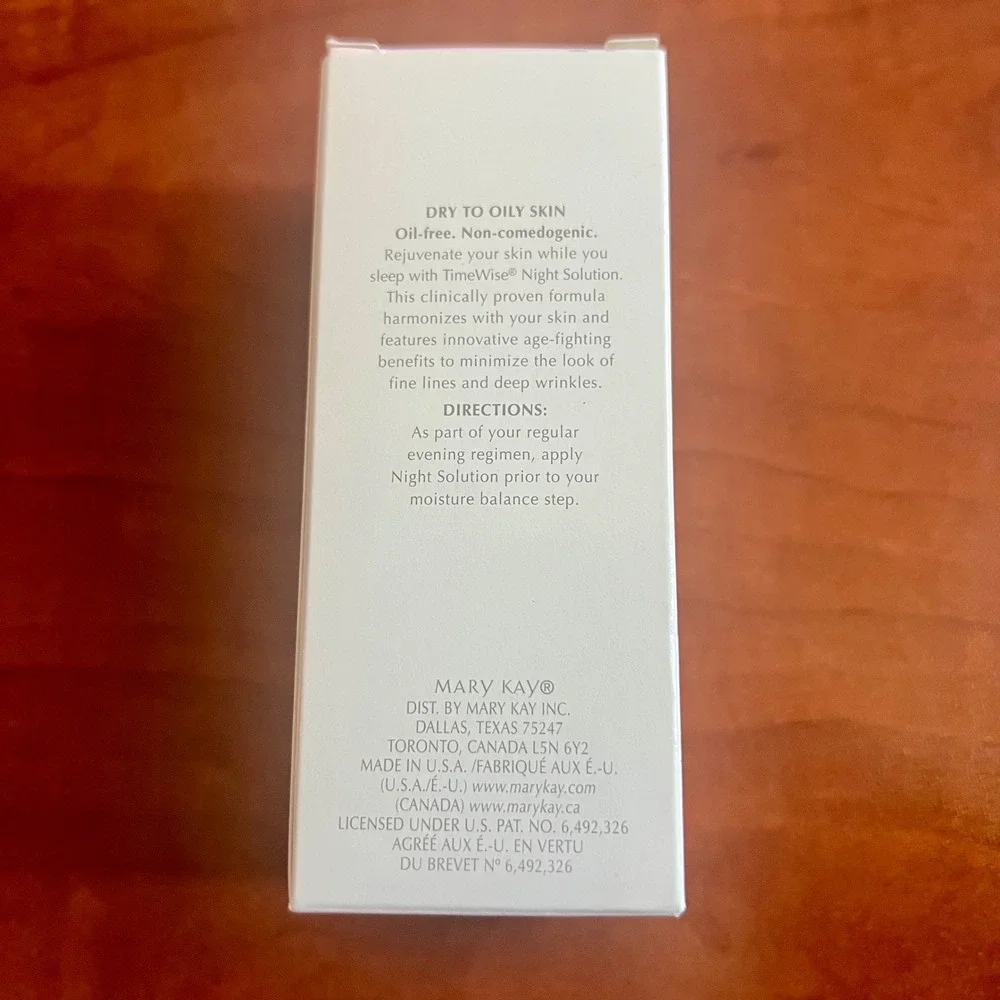 Mary Kay TimeWise Night Solution Age-Fighting Serum 1 Fl Oz 29‎ mL New in Box